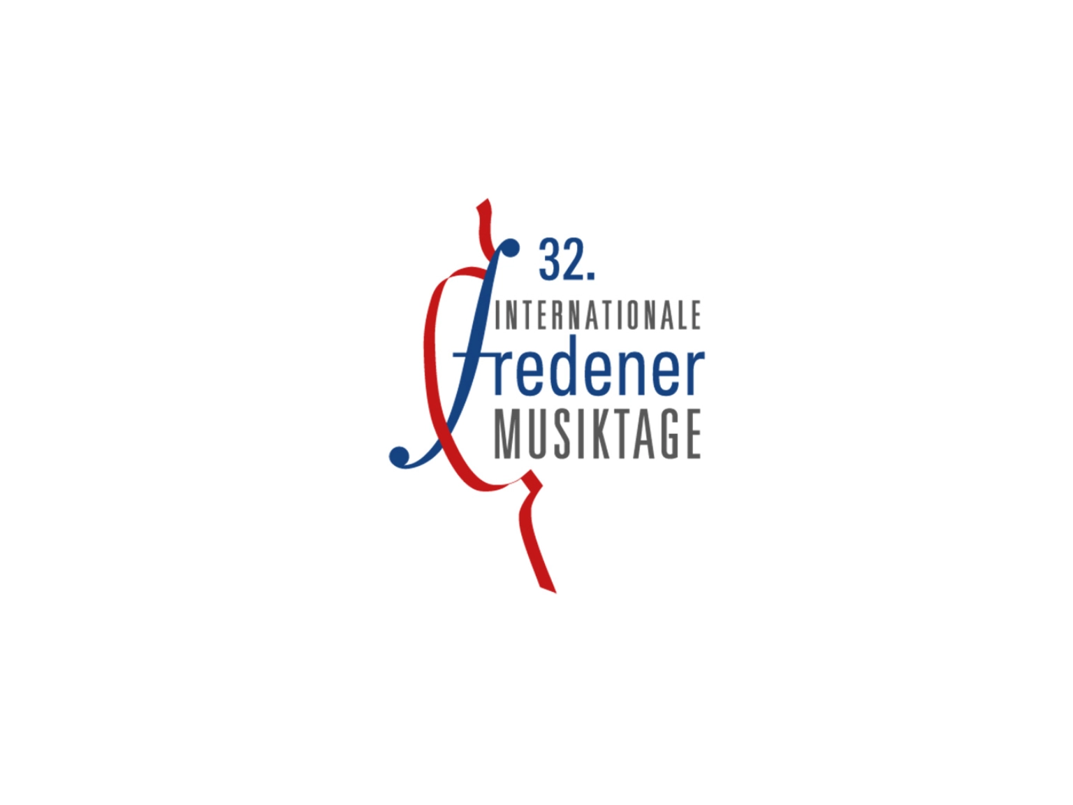 Logo der 32. Internationalen Fredener Musiktage