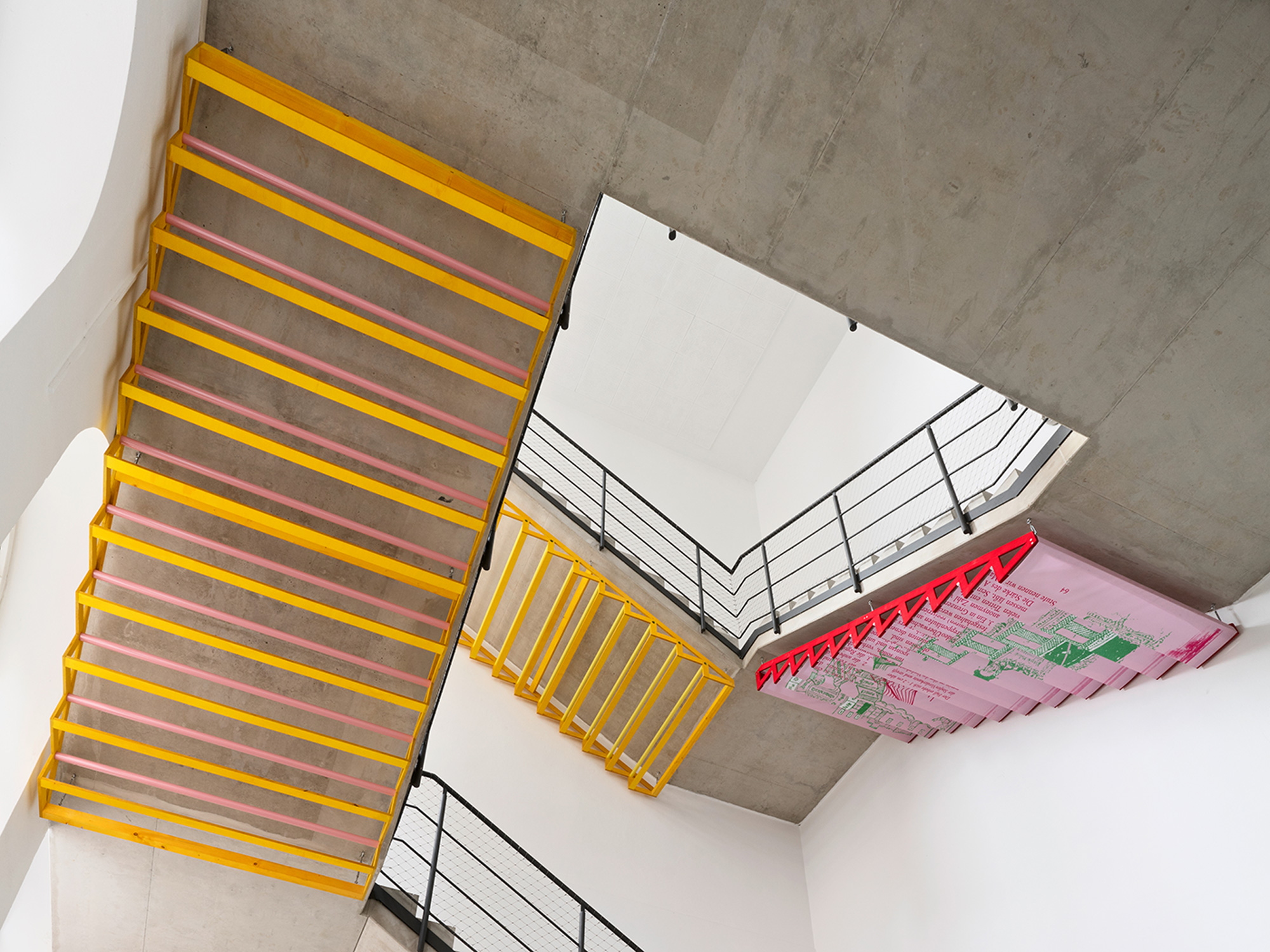 Installationsansicht Stufen zur Kunst: Jasmin Werner