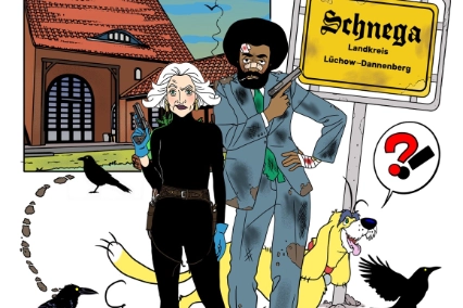 Motiv aus der Graphic Novel „Mord im Dunkeln” von E. S. Glenn