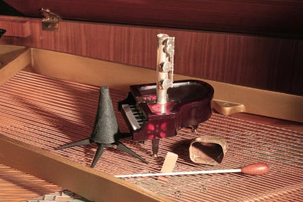 Collage als Sinnbild für das zeitgenössische Musikensemlble L'ART POUR L'ART