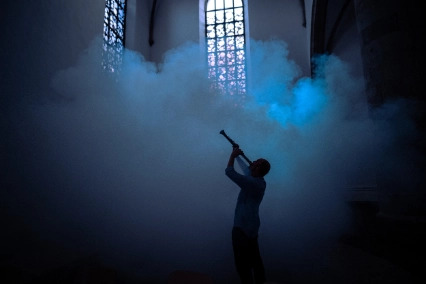 Morgenland Festival Osnabrück 2025<br/>09.07.2025: Cello Octet Amsterdam & Kinan Azmeh – Late Night Session in der Kunsthalle Osnabrück