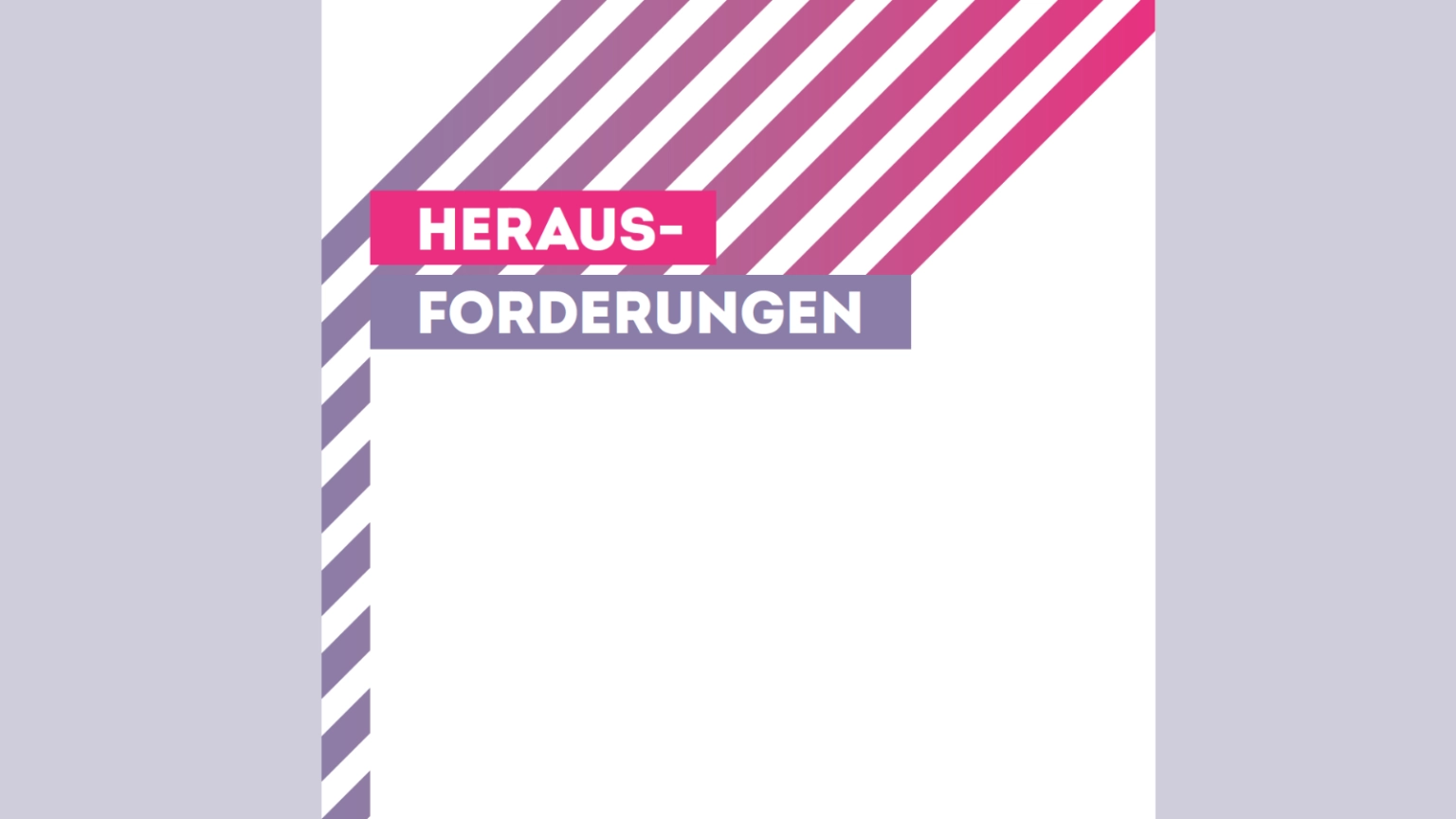 Titelbild Jahresbericht 2024 – Herausforderungen