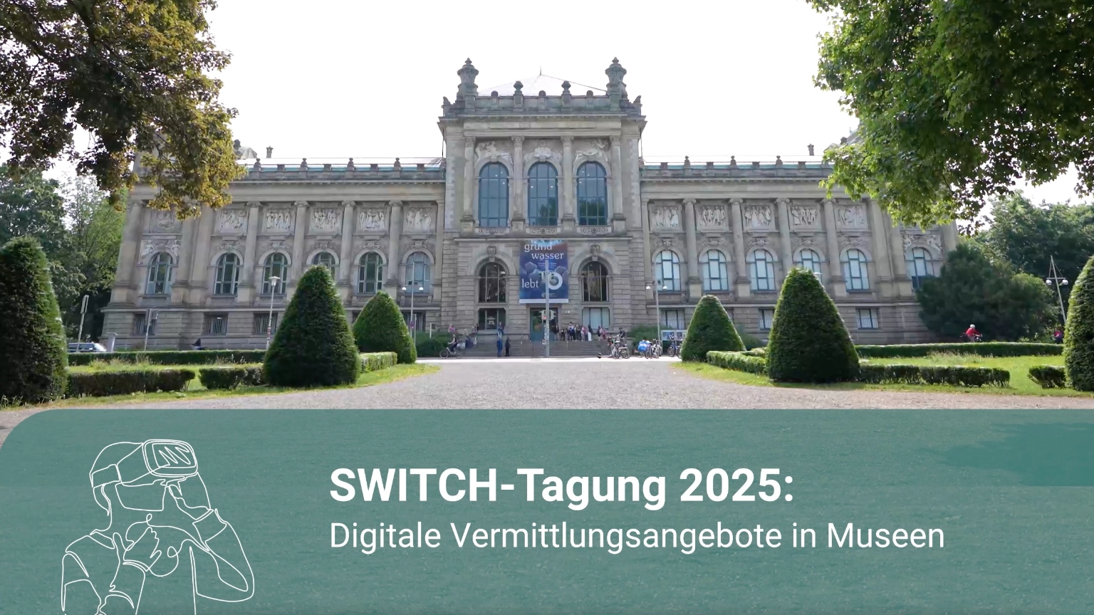 Filmstill Video Tagung SWITCH – Digitale Vermittlungsangebote in Museen 2025 in Hannover