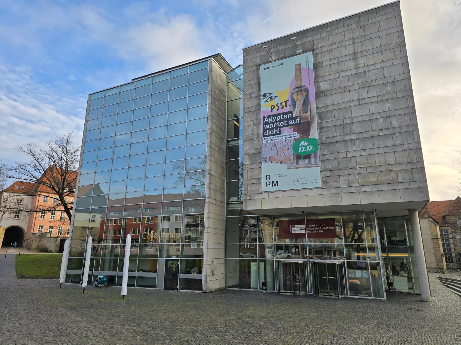 Außenansicht des Roemer- und Pelizaeus-Museums in Hildesheim