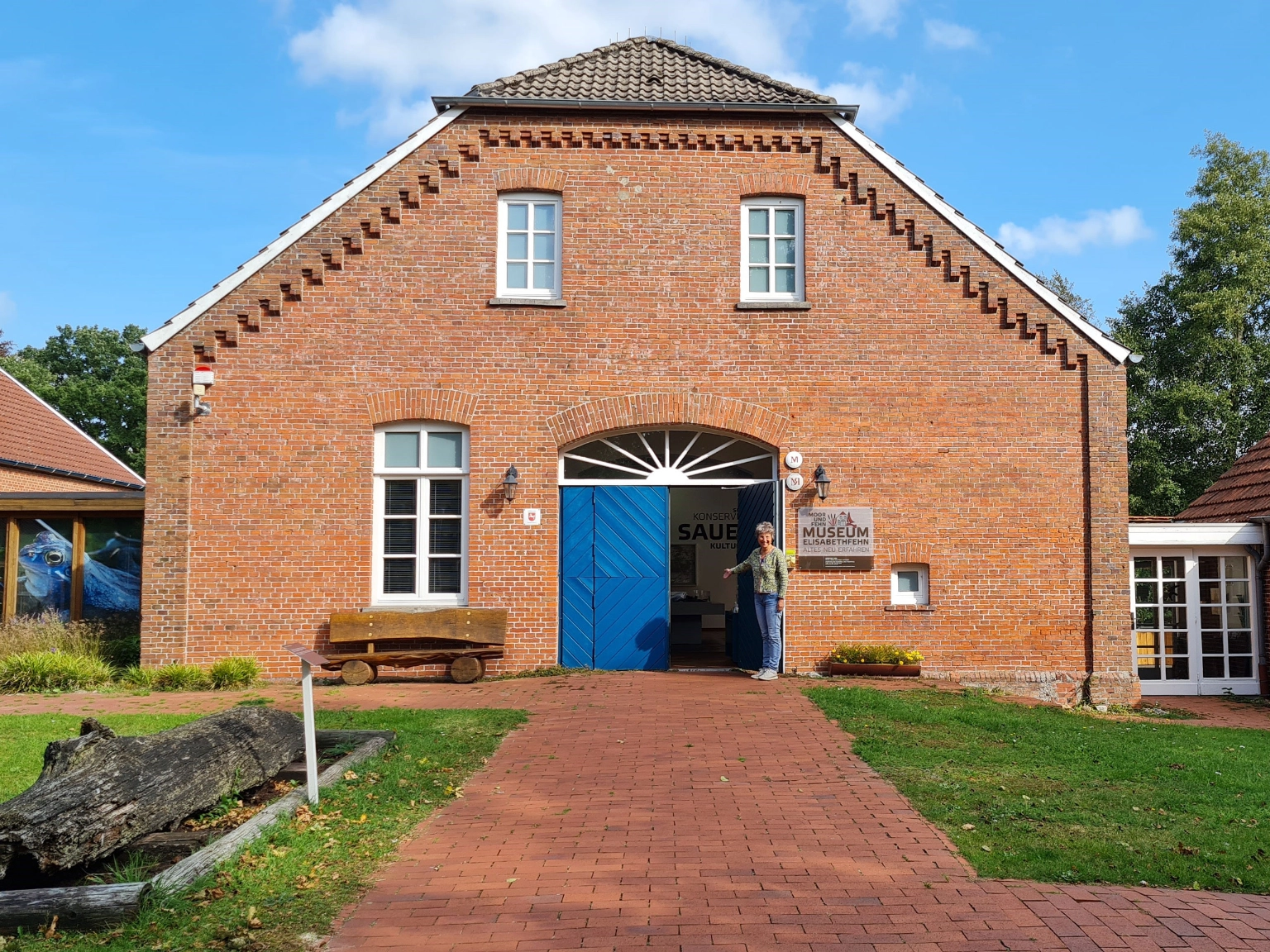 Der Museumseingang des Moor- und Fehnmuseums