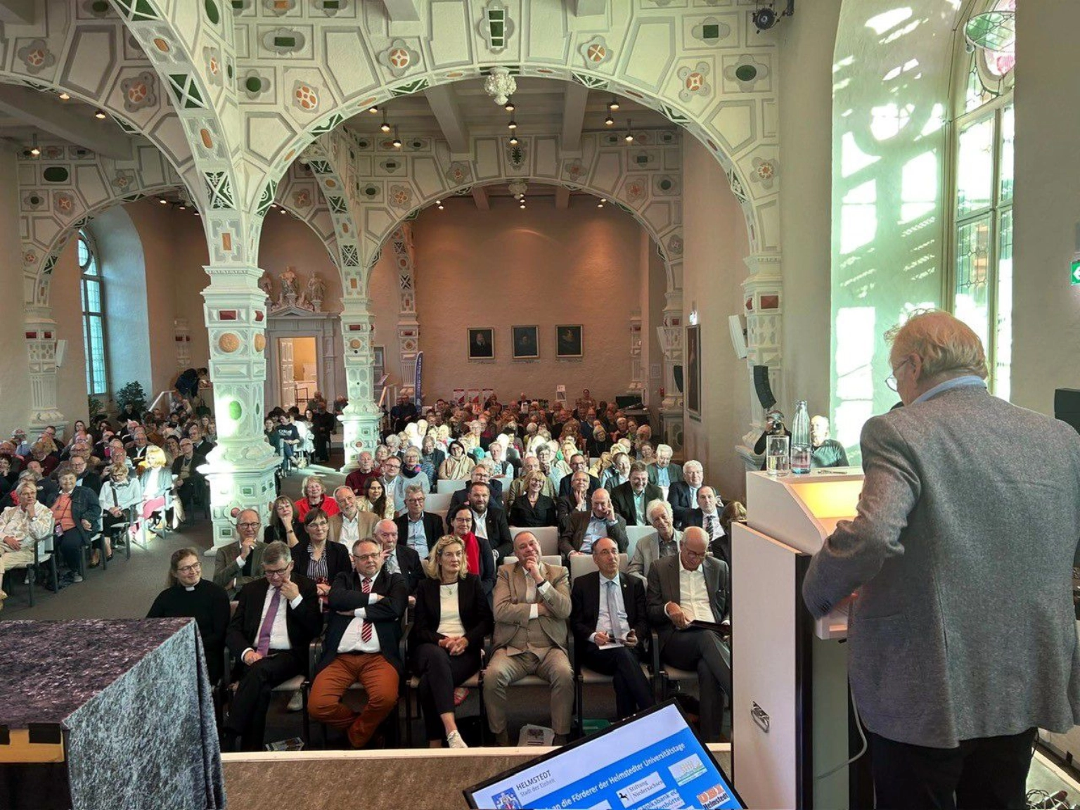 Impression der Festrede von Daniel Cohn-Bendit bei den Helmstedter Universitätstagen 2024
