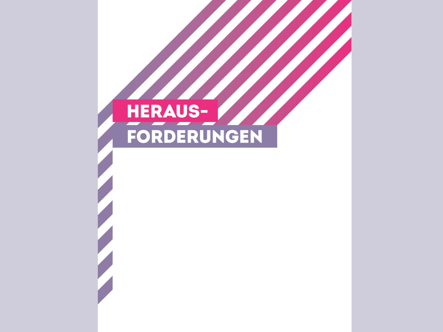 Titelbild Jahresbericht 2024 – Herausforderungen