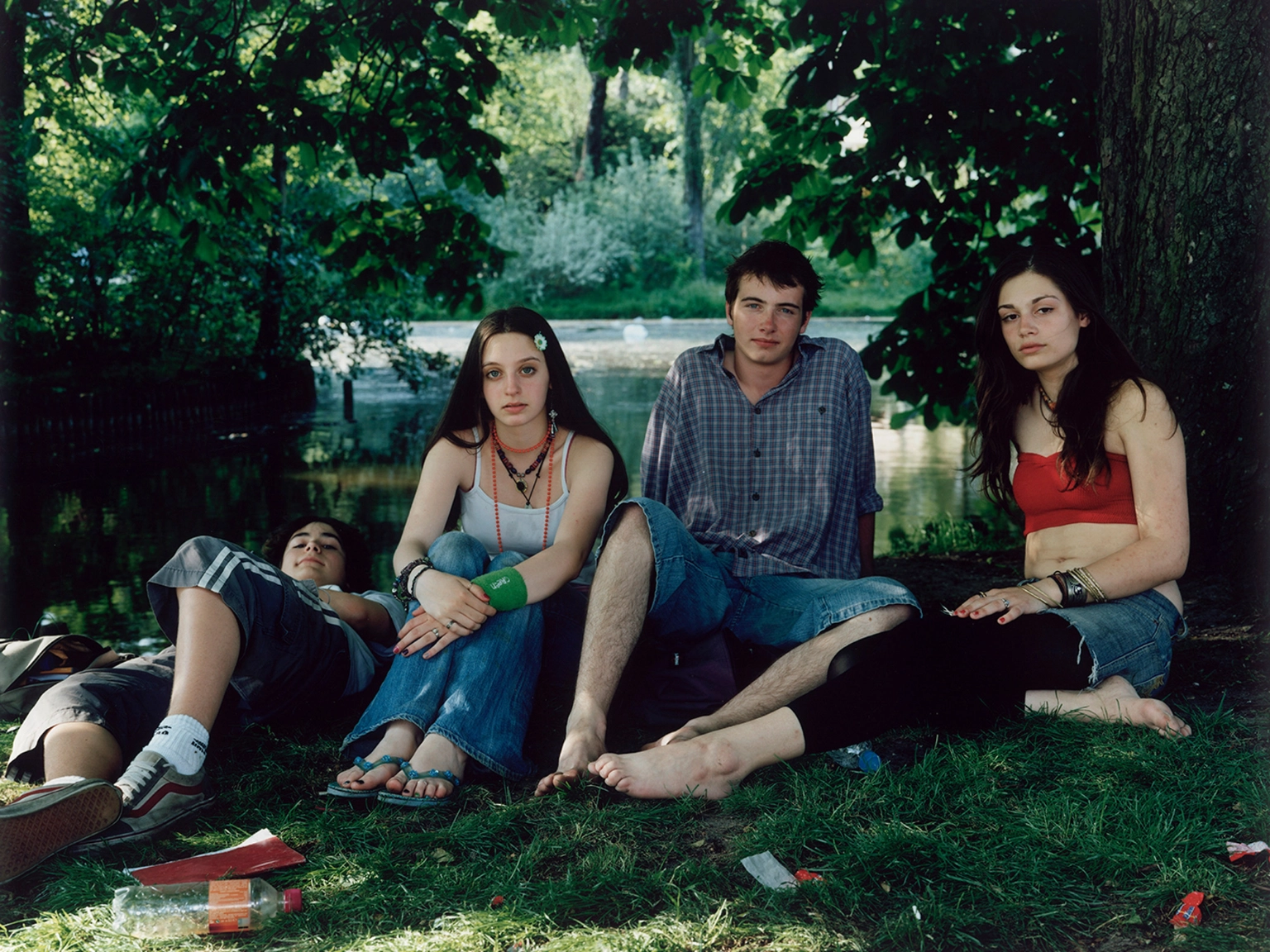 Rineke Dijkstra: Vondelpark, Amsterdam, June 10, 2005<br/>C-Print, 151,8 x 178,4 cm<br/>Sammlung Niedersächsische Sparkassenstiftung im Sprengel Museum Hannover<br/>