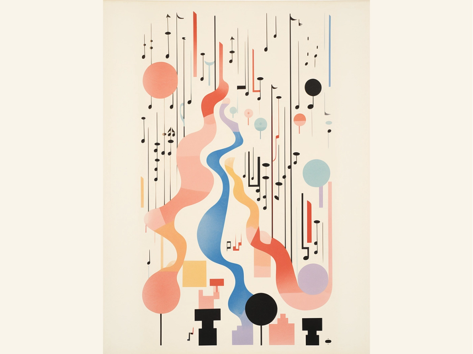 Plakatmotiv von Damian Marhulets zum Taschen-Festival 2024 in der Villa Seligmann Hannover