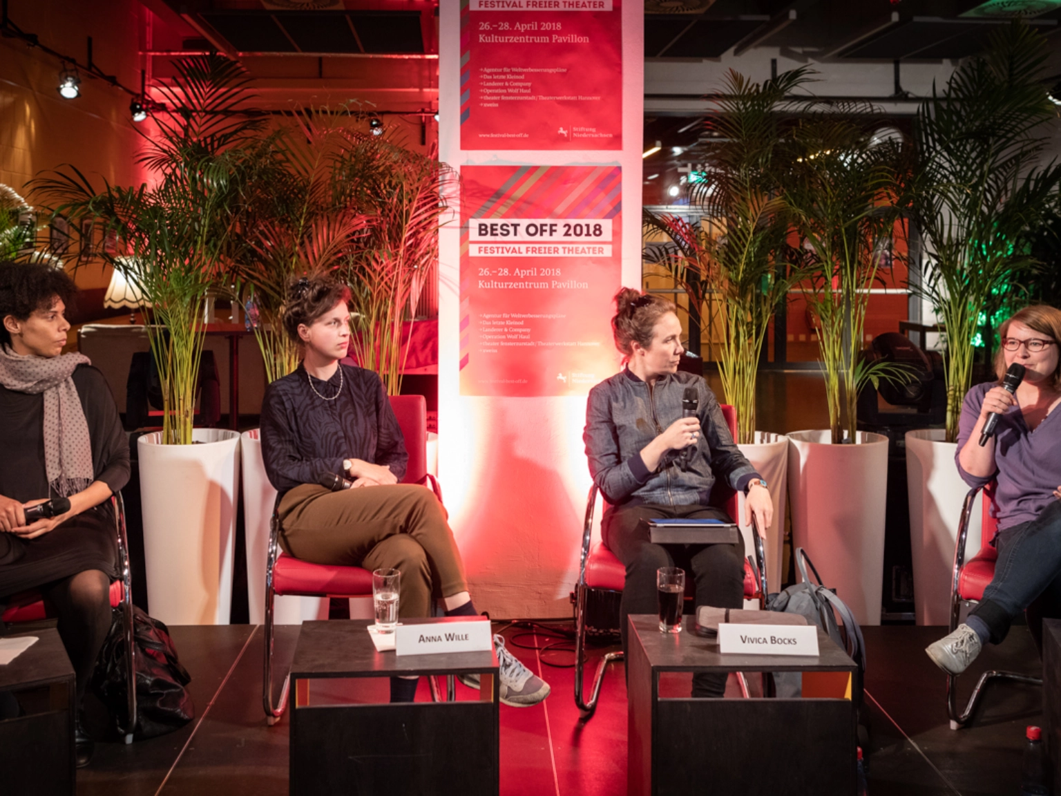 Rahmenprogramm beim Best OFF 2018: Bühnentalk im Foyer des Pavillon Hannover