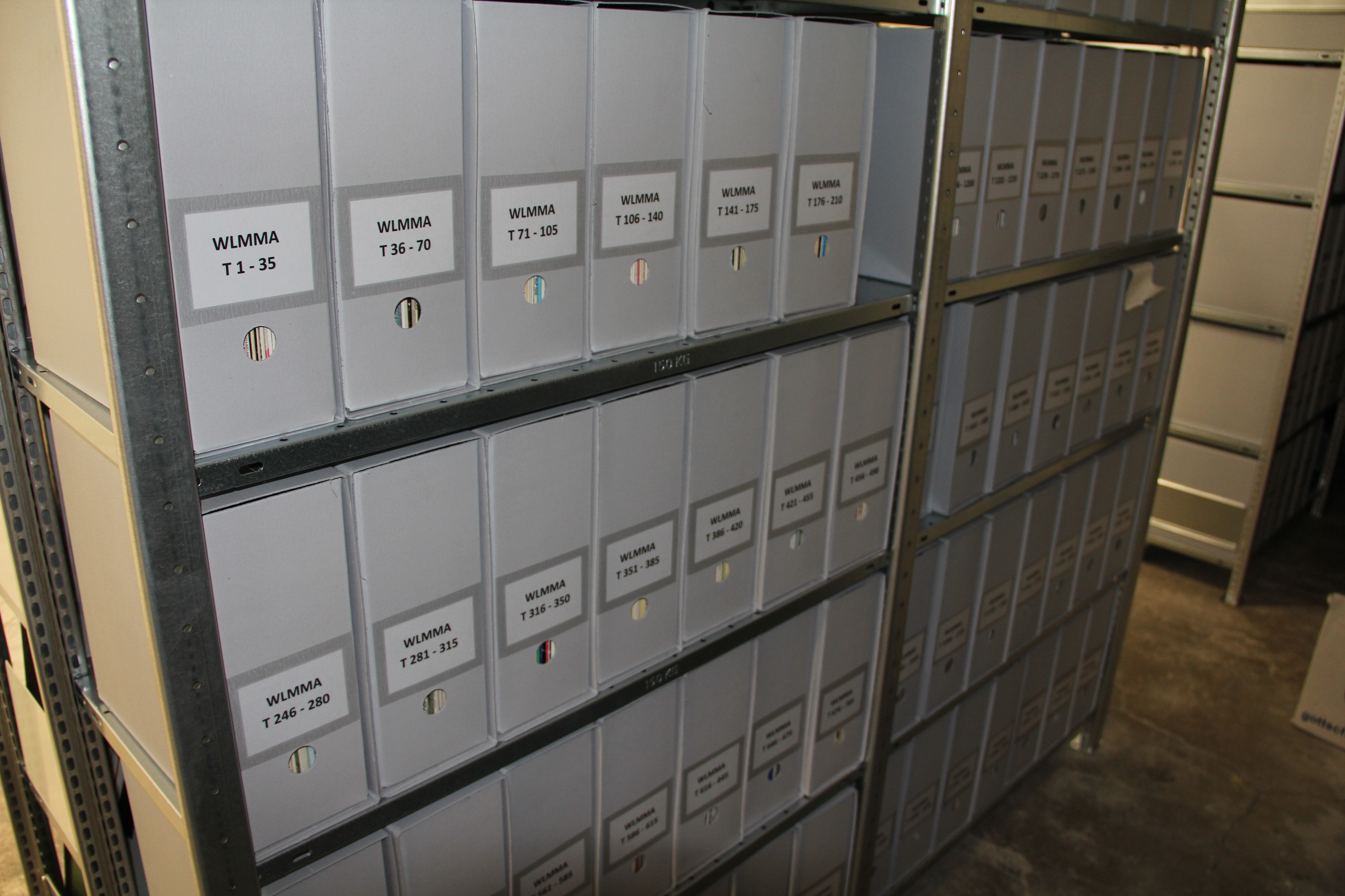 Einblick in das musikalische Archiv des CWM im Hildesheimer Stammelbachspeicher 