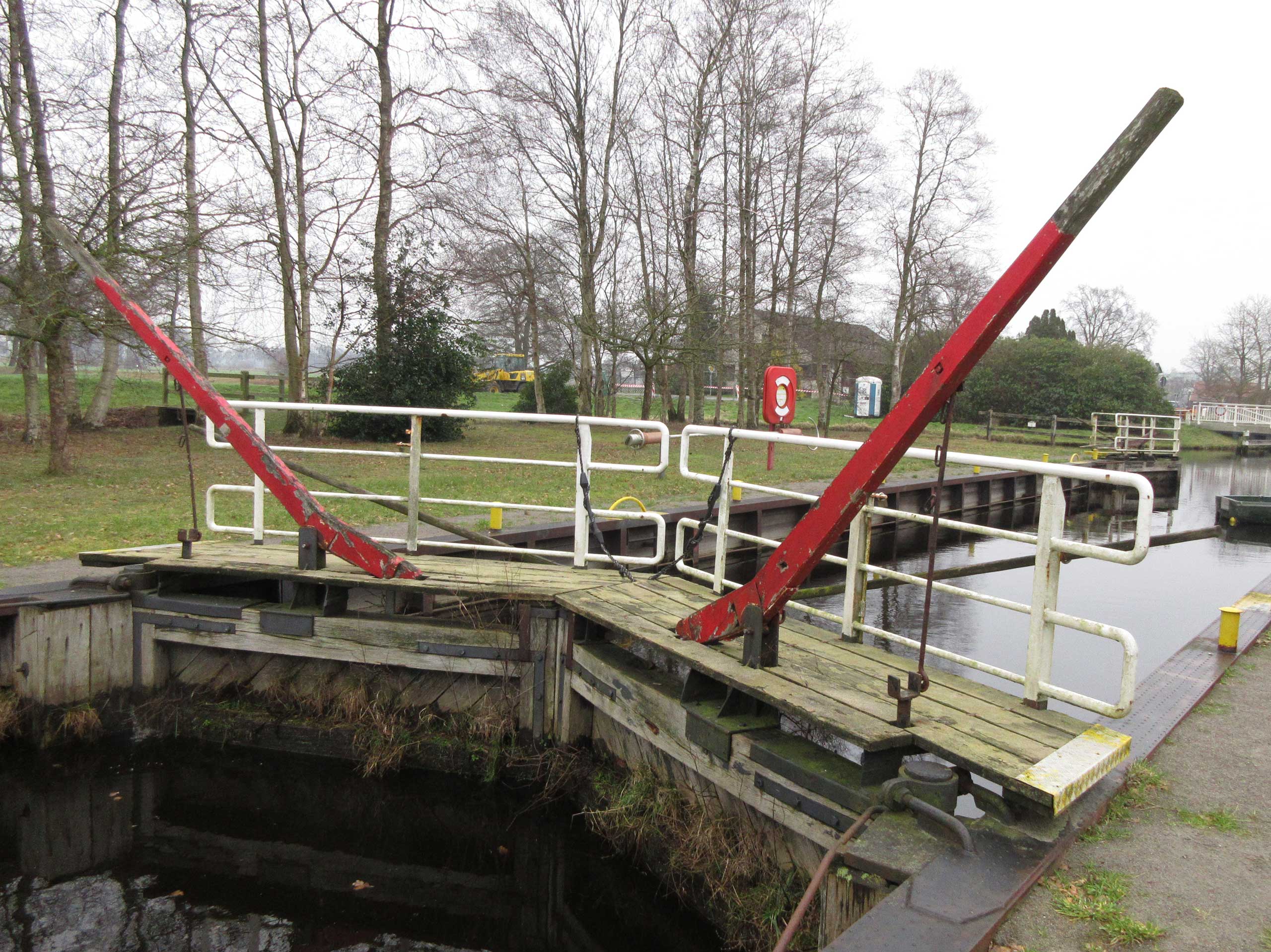 Die Schleuse Osterhausen vor der Erneuerung