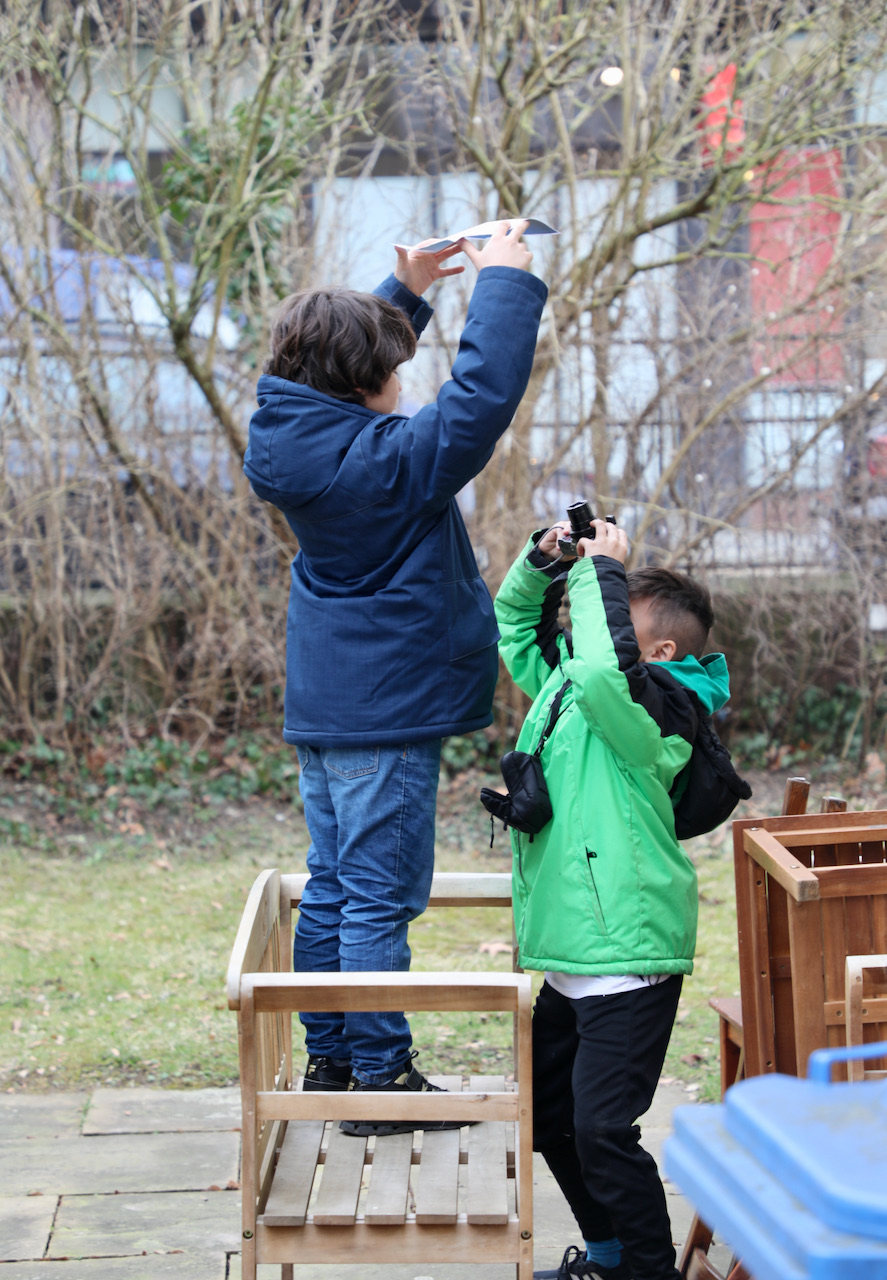 Impression Vermittlungsangebot für Kinder zur Ausstellung „Morgaine Schäfer”, 2023