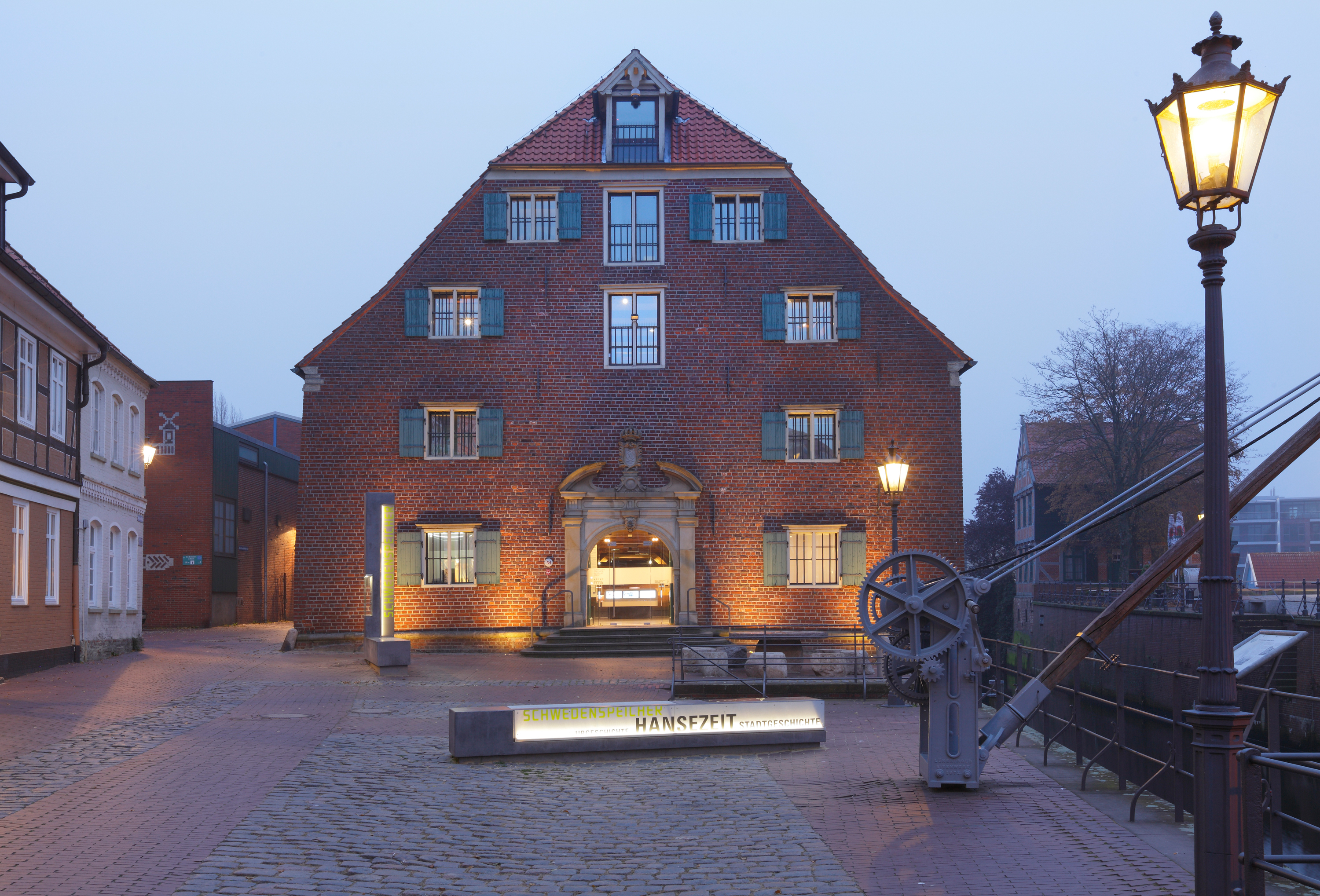 Gebäudeansicht Museum Schwedenspeicher in Stade