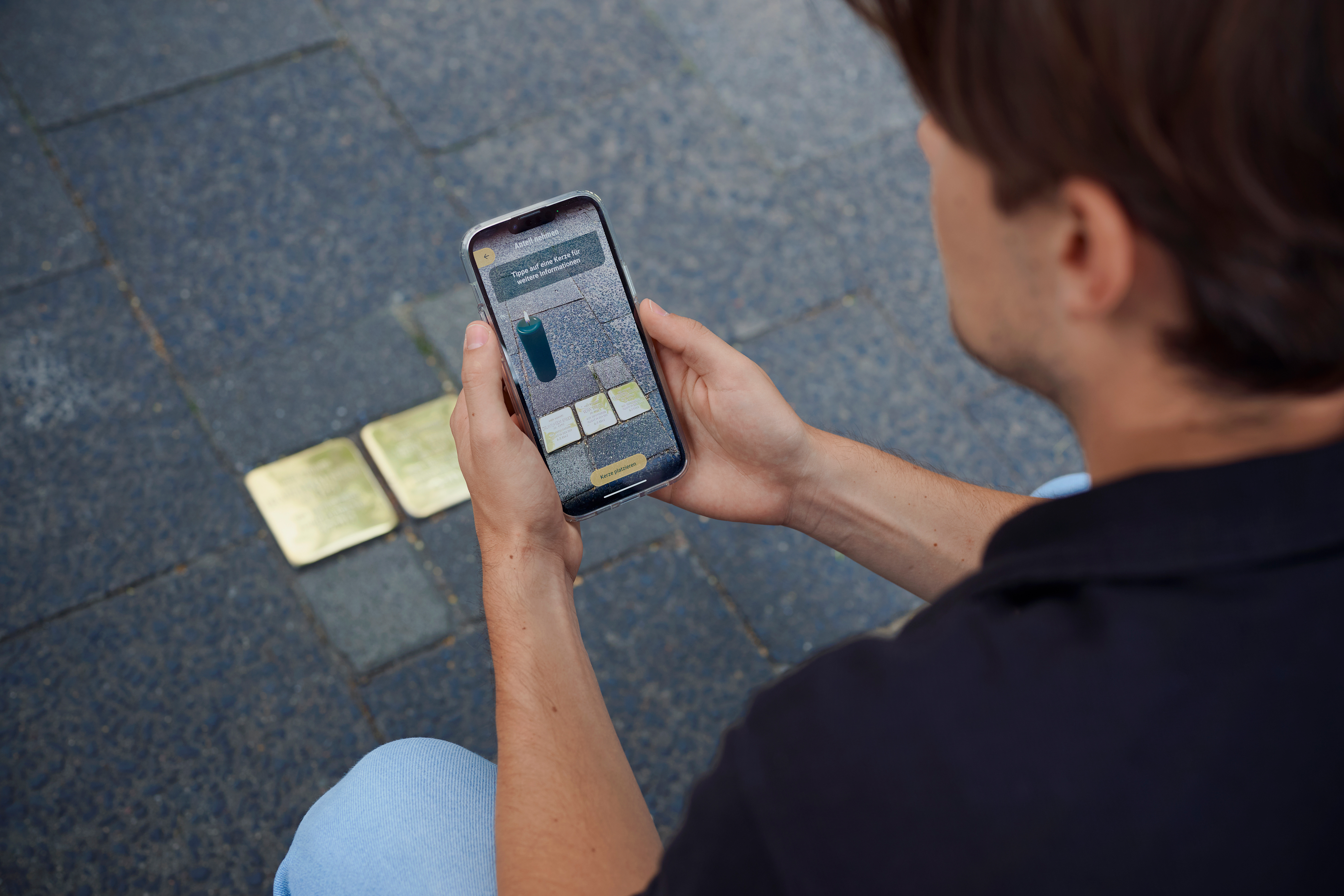 Ansicht Projekt Stolpersteine App von Dataport