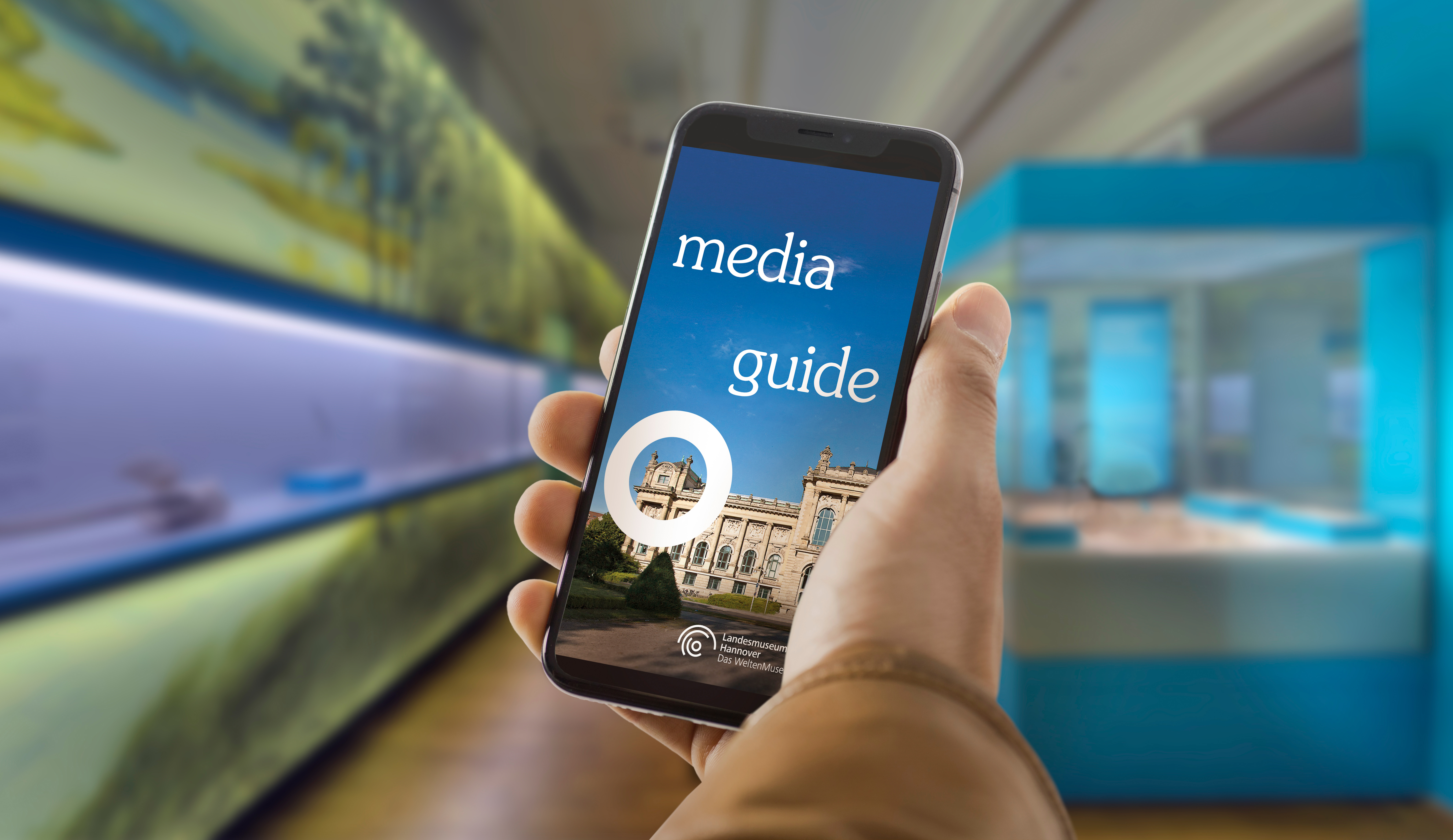 Visualisierung des Media Guide des Landesmuseums Hannover