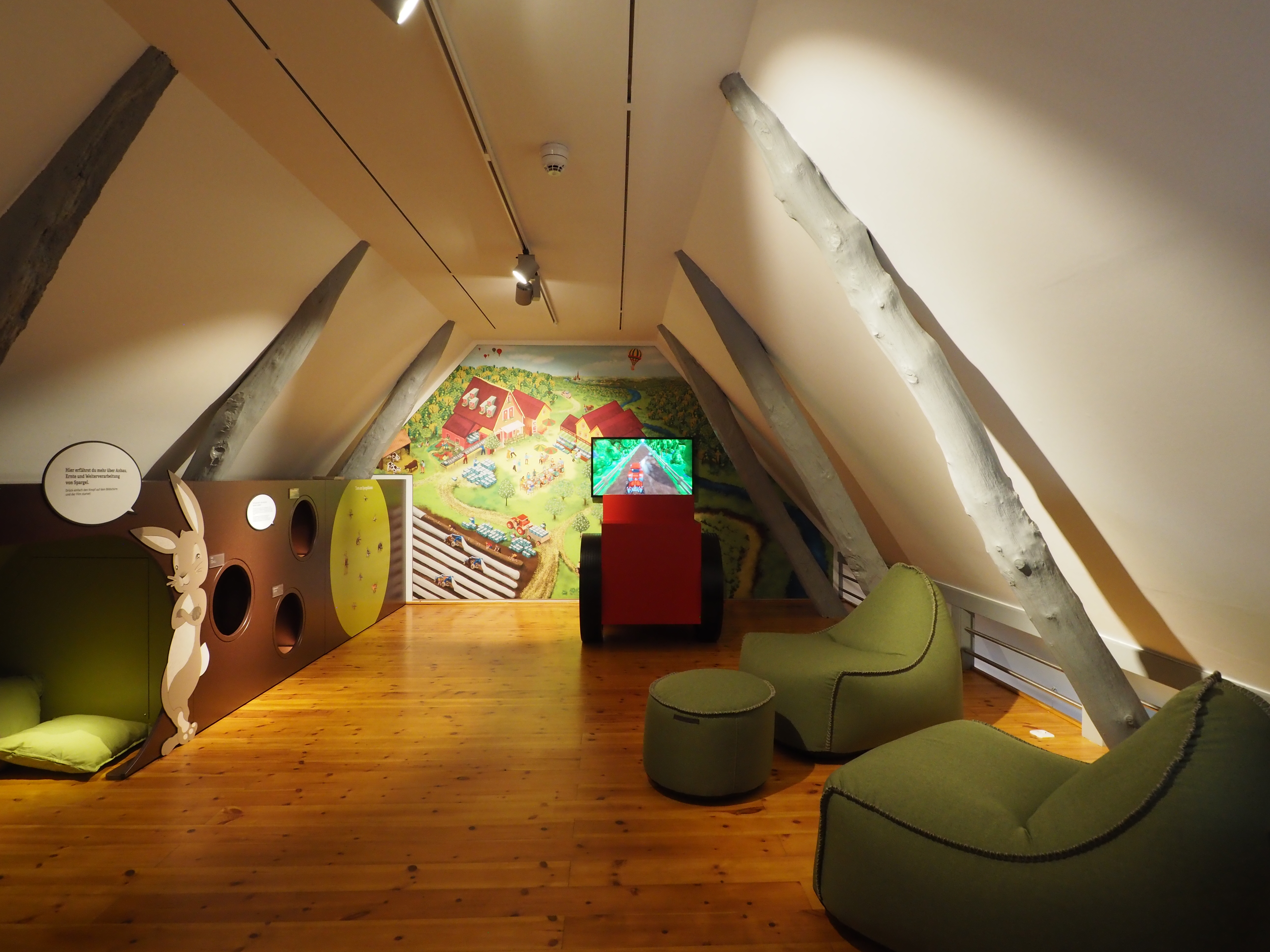 Impression der Kinderebene im Niedersächsischen Spargelmuseum/Museum Nienburg