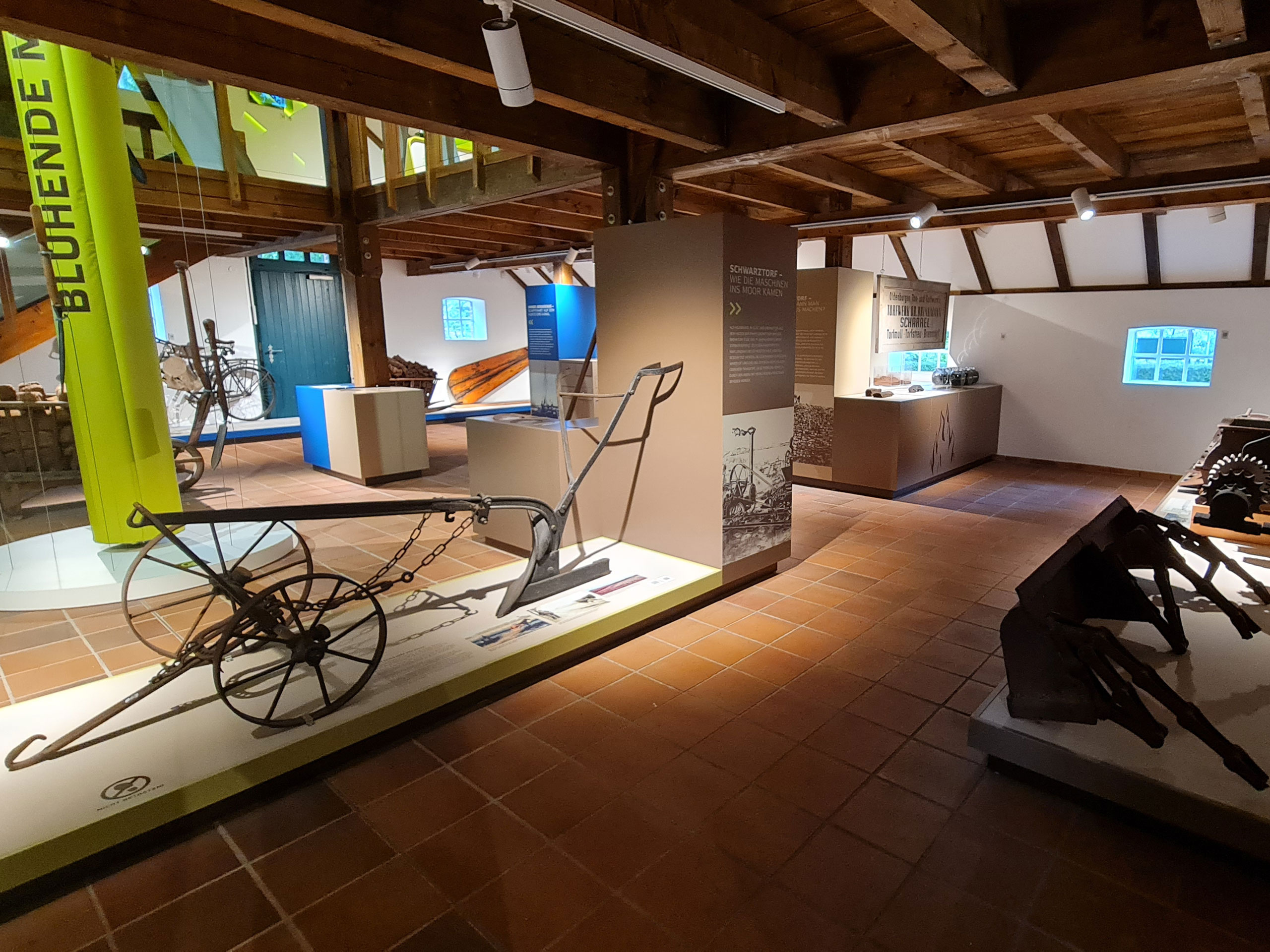 Ausstellungsimpression Landwirtschaft und Torfindustrie